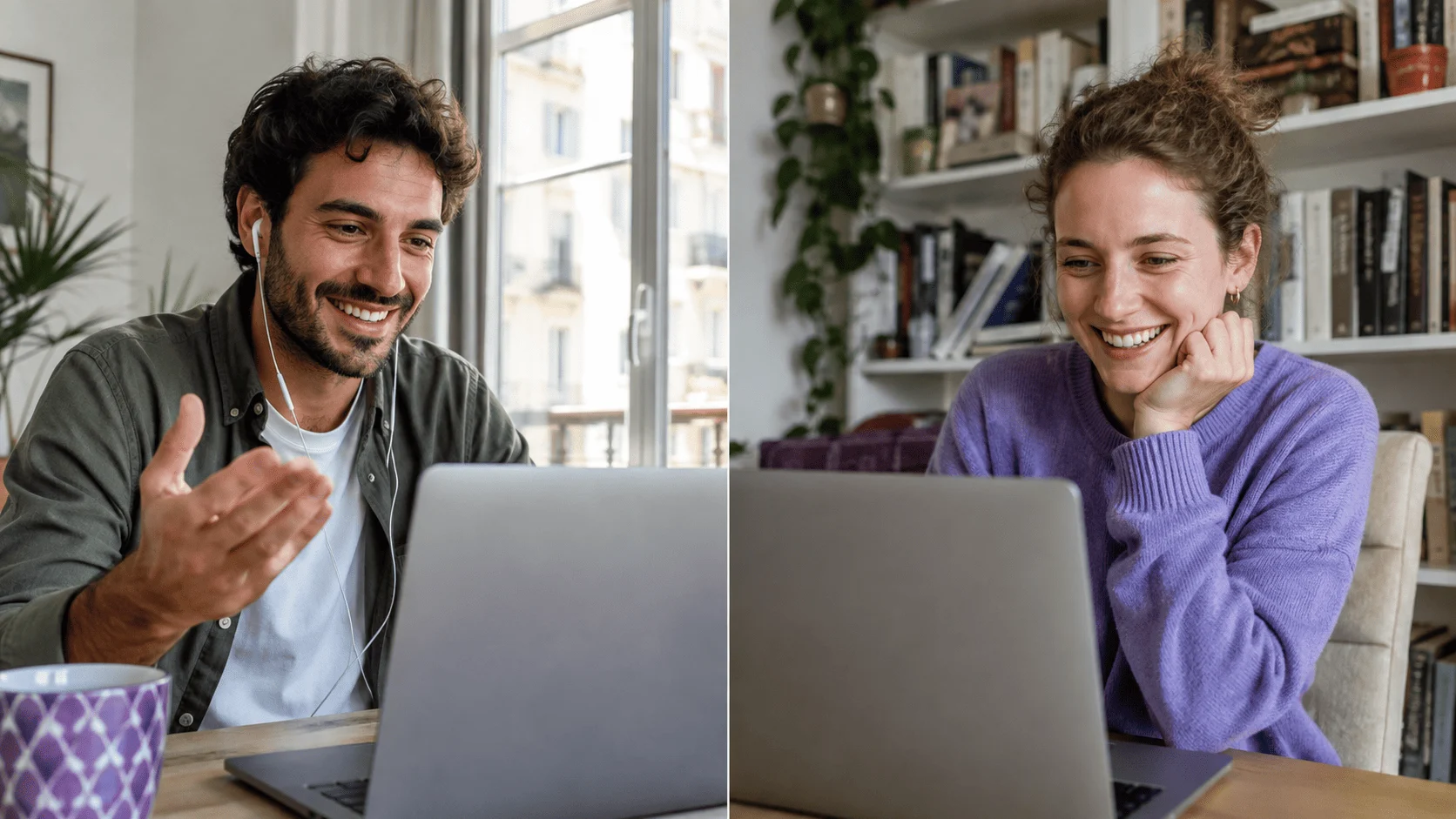 Conversation starters for a live video chat